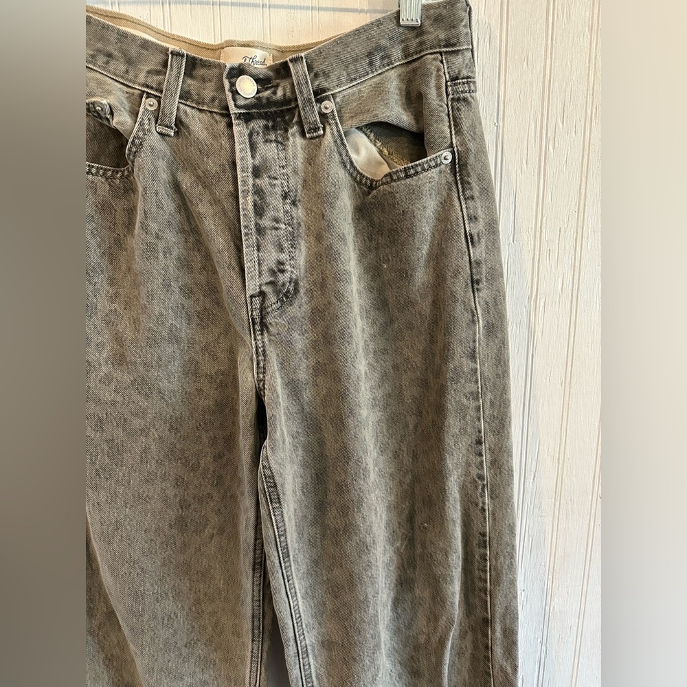 Universal Thread Gray Washed Cheetah High-Rise Je… - image 4